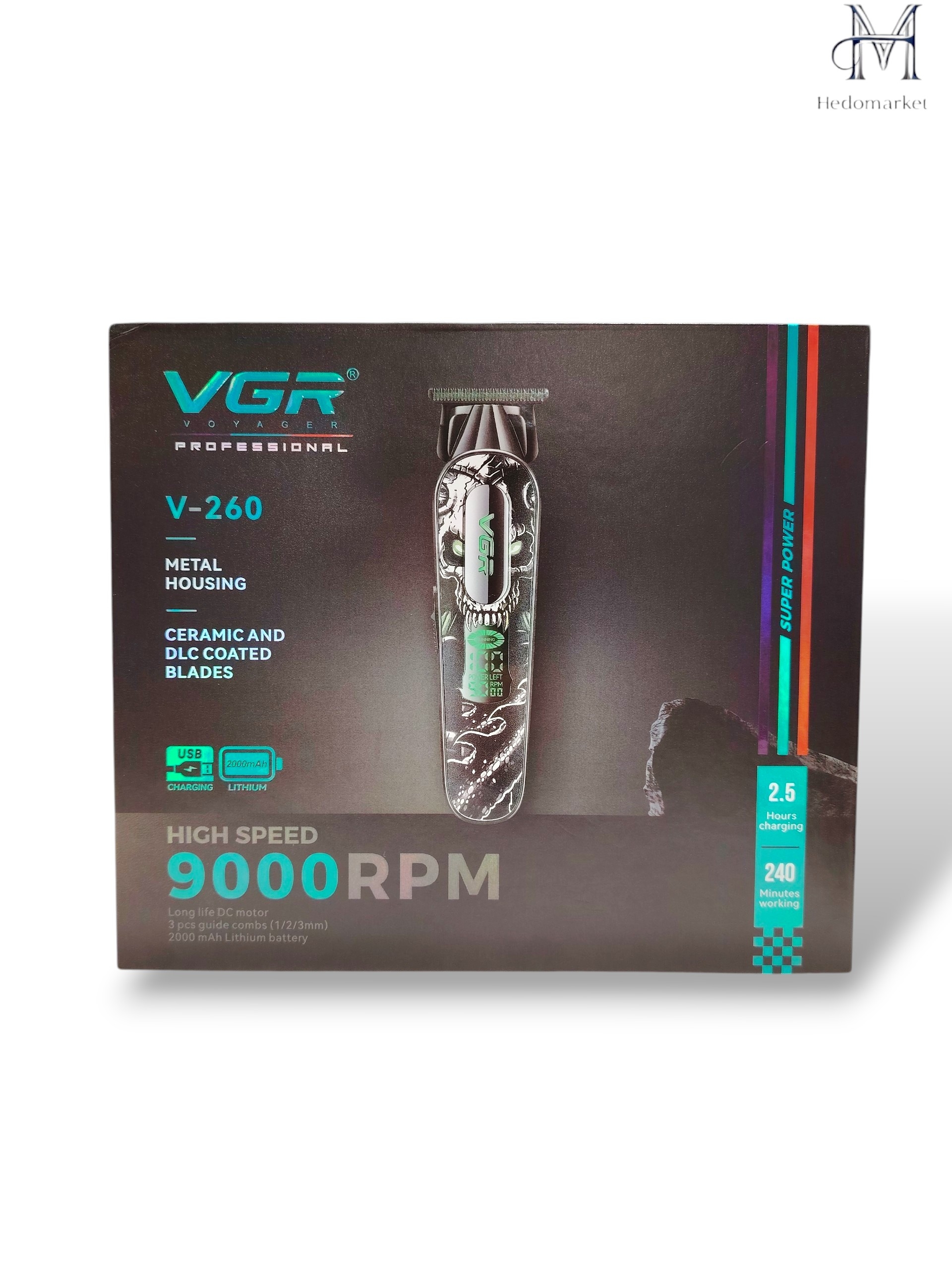 ماشین اصلاح خط زن وصفرزن وی‌جی‌ار مدل v-260