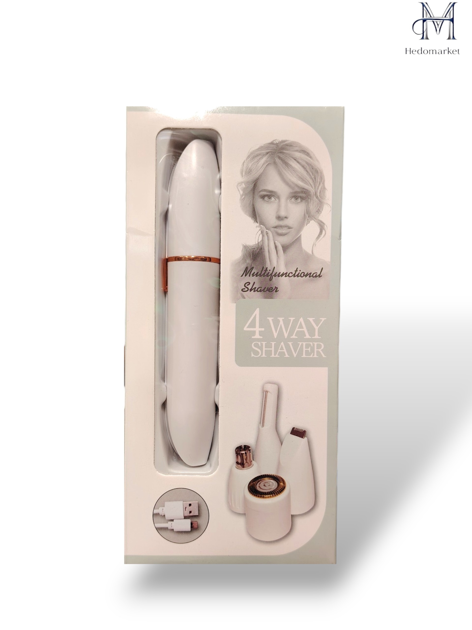 موزن و شیور بانوان 4WAY Shaver | دستگاه اصلاح ۴ کاره شارژی