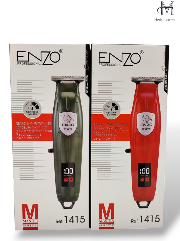 ماشین خط زن حرفهای ENZO Ref. 1415 | اصلاح دقیق و دورگیری حرفهای