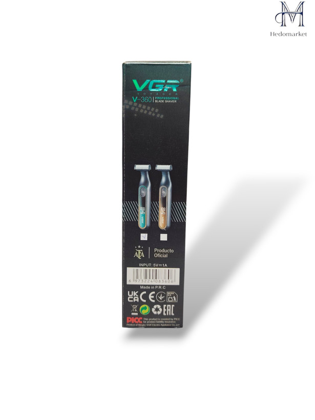 شیور حرفهای VGR V-360 | صفرزن ضدآب با خطزن دوطرفه