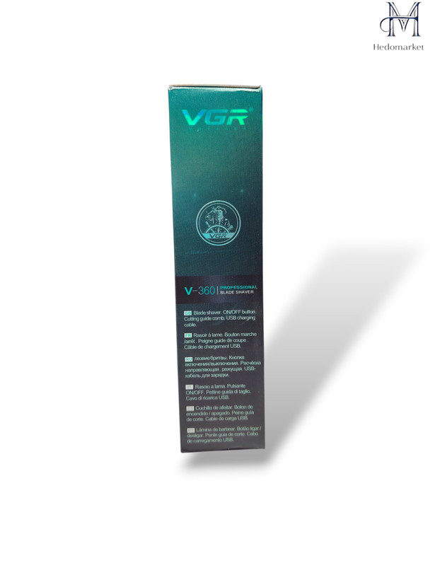 شیور حرفهای VGR V-360 | صفرزن ضدآب با خطزن دوطرفه