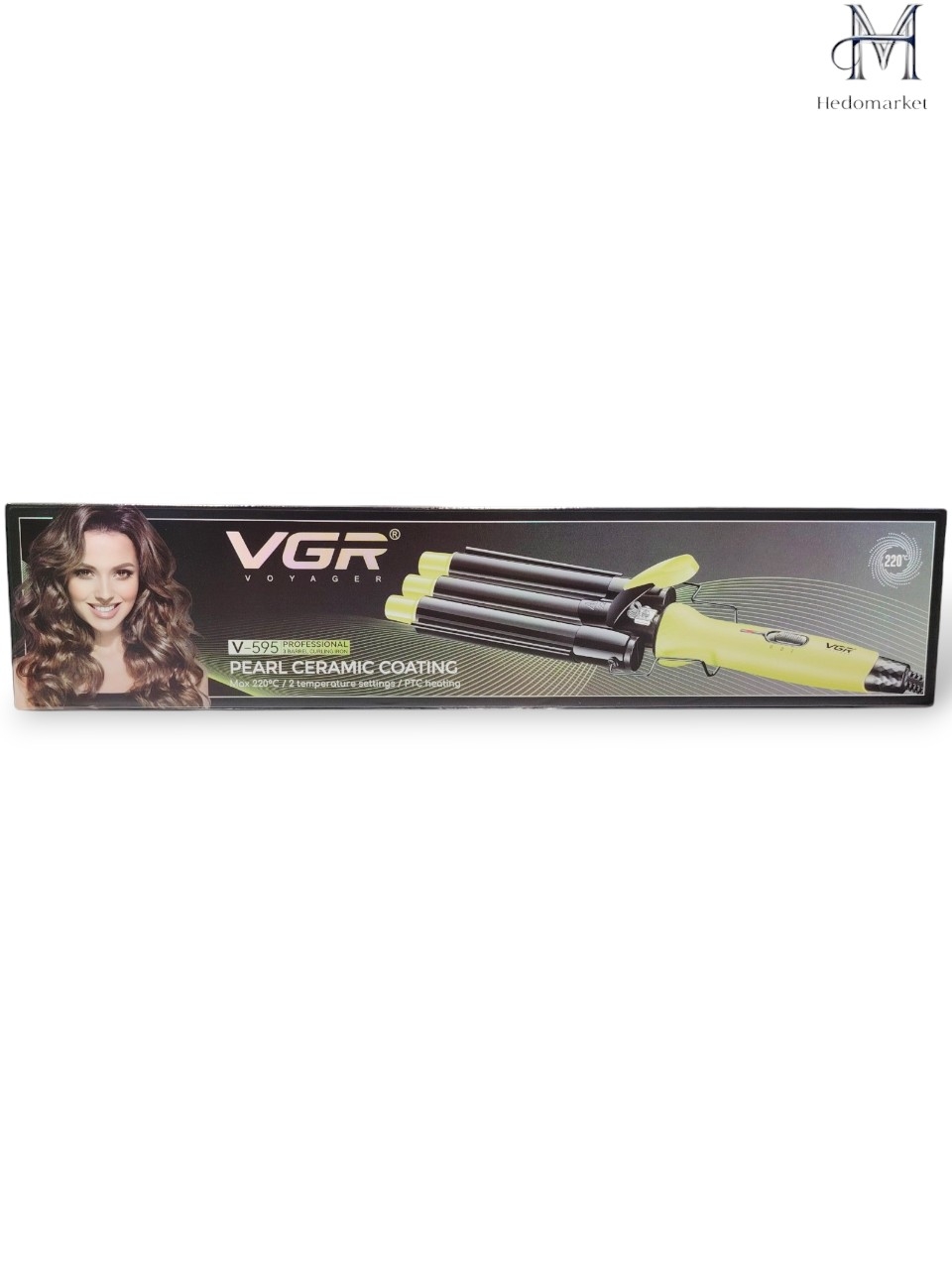 فر سه شاخه VGR V-595 | حالت دهنده حرفه‌ای مو با روکش سرامیکی