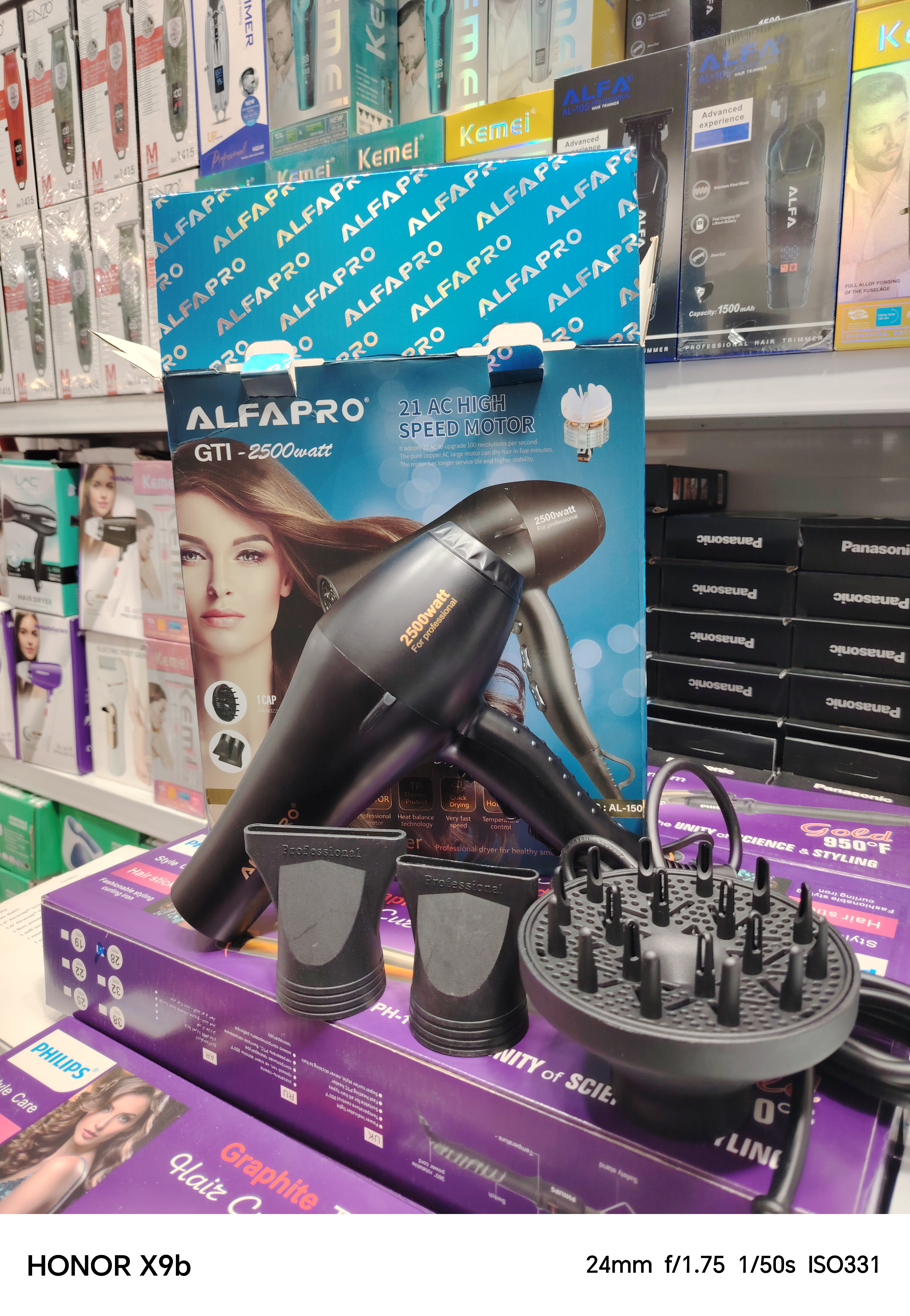 سشوار حرفه‌ای ALFAPRO مدل GTI-2500